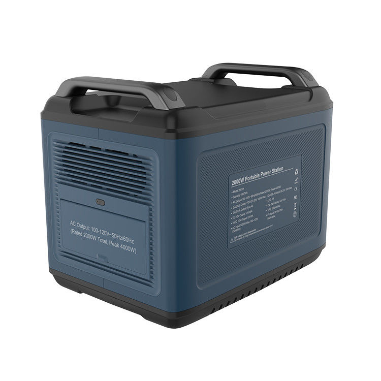 2KW LiFePO4 Rechargeable Portable Power Supply 110 Volt For TV