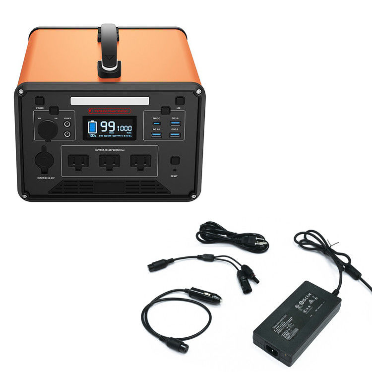 LifePO4 1000W Rechargeable Portable Power Supply 400000mAh Battery