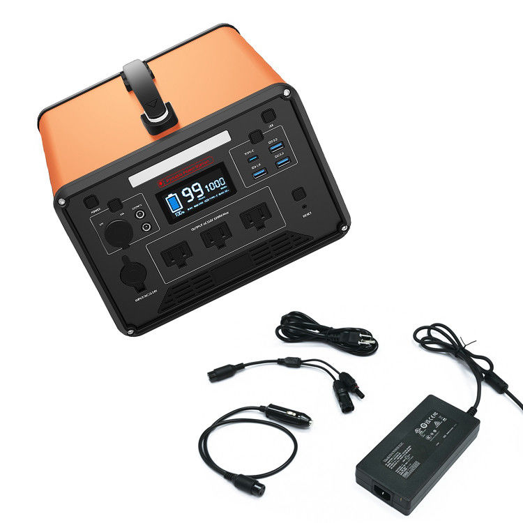 Ultraportable Solar Rechargeable Portable Power Supply Fireproof For RV